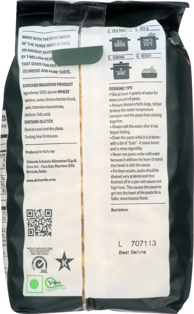 DELVERDE Pasta;Fusilli, 16 OZ