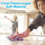 lSmall Reusable Cleaning Cloths, 6 x 10 inch, Super Absorbent Multipurpose Dish Cloths, for Furniture Rags, Kitchen Cloths, Tableware Quick-Drying