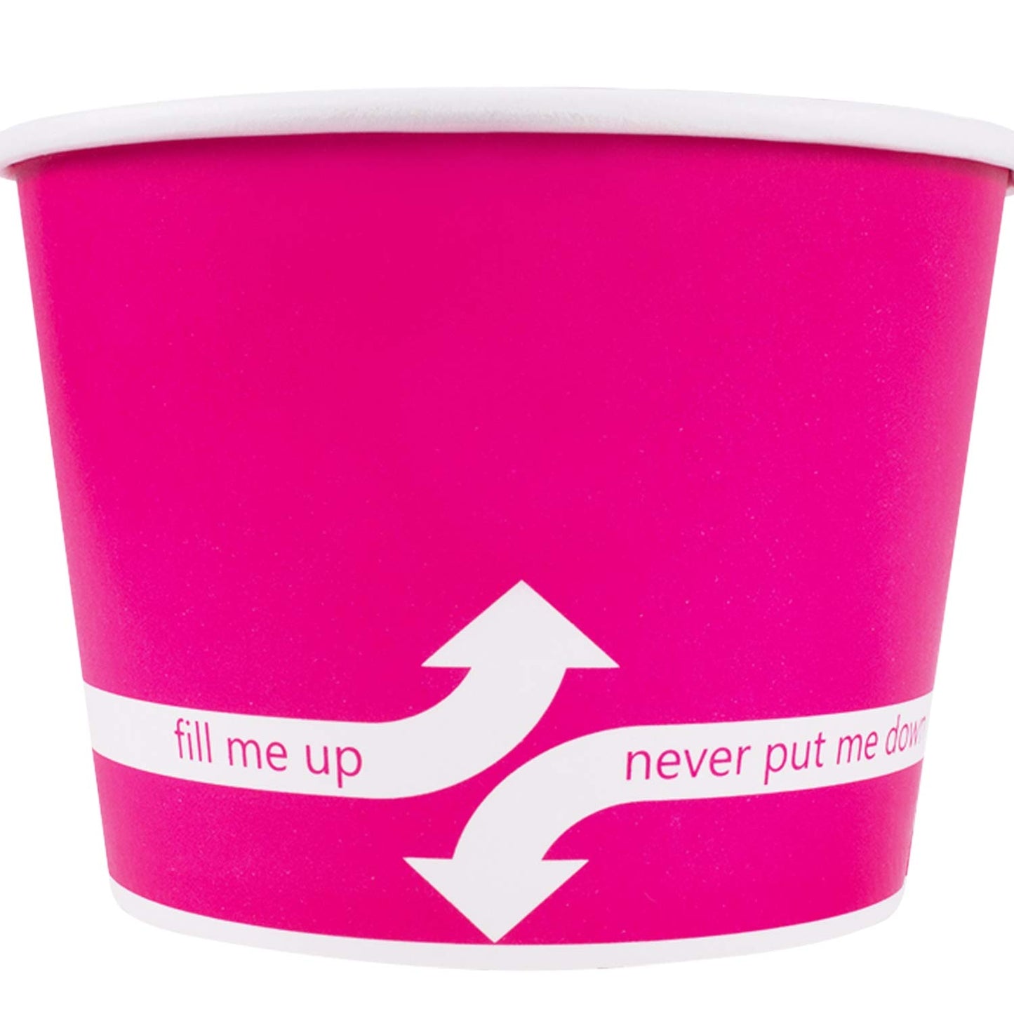 Karat [12oz - 1000 ct] Paper Ice Cream Cups & Soup Bowls for Hot/ Cold Food - Ideal for Soup, Ice Cream, Gelato, Yogurt and Snacks - Pink