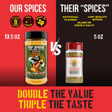 Grill Your As* Off Pop Smoke Taco Seasoning - 13.5oz All-Purpose Tex-Mex Seasoning for Beef, Chicken, Tacos & More - MSG & Gluten Free - USA Made