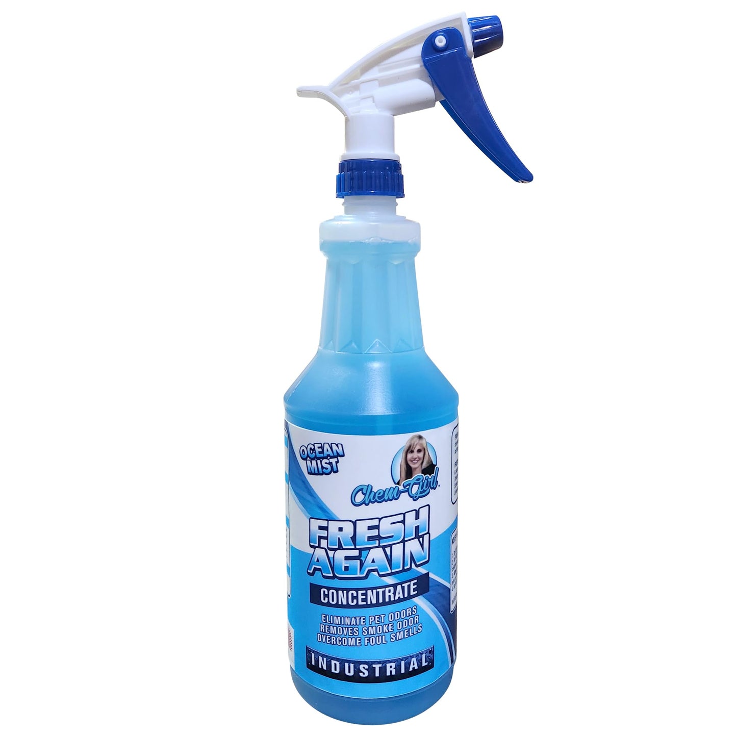 Chem-Girl | FRESH AGAIN Odor Remover & Deodorizer - Neutralizes Foul Odors in Upholstery, Carpet, Air, Shoes, Rugs, Clothes, Dog Beds, Litter Boxes |