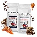 Barnie's Coffee English Salted Toffee Ground Coffee with Caramel, Molasses and Salted Creamy Butter Flavors, Medium Roasted Arabica Coffee Beans, 12