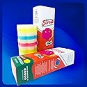 6 Double Side, Amazonas Scrub, Your New Cleaning Essential! This 6-Pack of Double-Sided Scrubber and Sponge is Designed to Simplify Your Cleaning