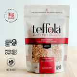 TEFFOLA Variety Pack Teff Granola | 3 Pack | Original, Berry Burst, Chocolate Charm | 3-4g Sugar per serving | Gluten Free Certified and Low Sugar |