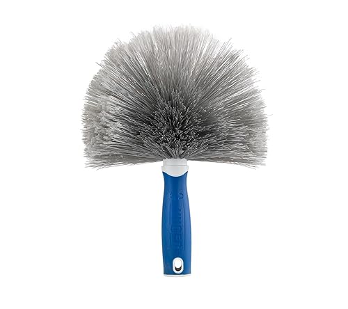 Unger Cobweb & Corner Duster - Dusters for Cleaning, Compatible with Telescopic Poles, Dusting Tools, Great for Ceilings, Moldings, HVAC & Floor