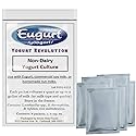 Greek Non-Dairy Yogurt Kit (culture and cheesecloth) - For Use with Soy Milk