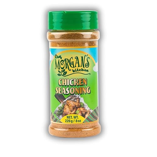 Chef Morgan’s Kitchen Chicken Seasoning - 8oz All-Natural Herbs & Spices Shaker - Gluten-Free, No MSG Gourmet Dry Rub for Rotisserie, Grilled & Baked