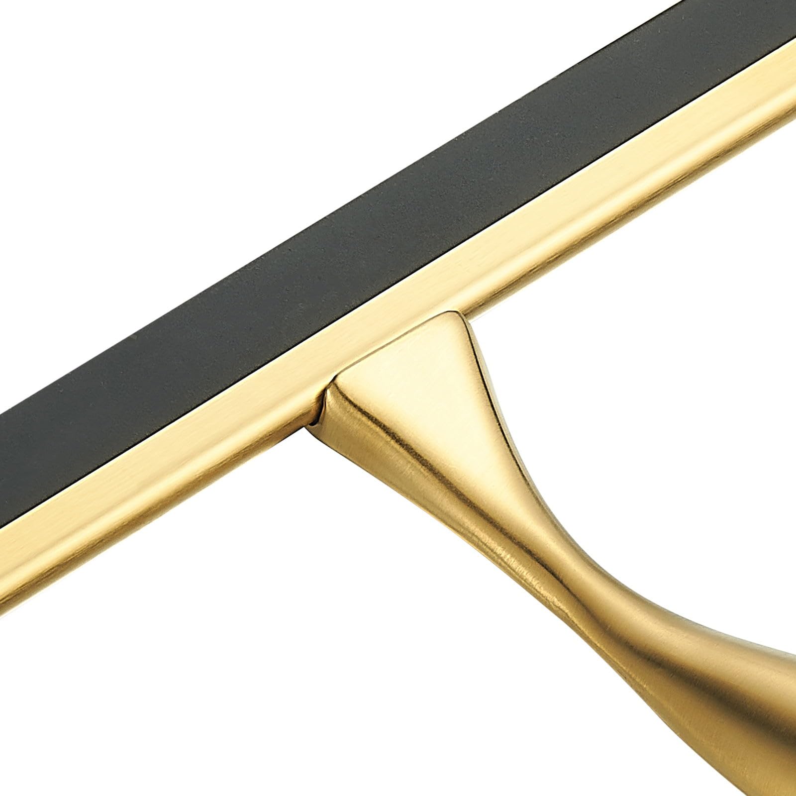 10inch Water Cleaning Squeegee for Bathroom Car or Kitchen Top Stainless with Silicon Rubber 3 Choice (Gold)