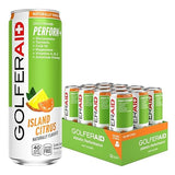GOLFERAID Performance Blend, Up Your Golf Game, No Caffeine, Glucosamine, Turmeric, MSM, CoQ10, B-Complex, BCAAs and Electrolytes, 40 Calories, 100%