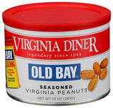 Virginia Diner Old Bay Seasoned Gourmet Virginia Peanuts - All Natural Virginia Peanuts Non-GMO, Preservative Free Gifts from Virginia Since 1929-9 Oz