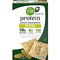 Simple Truth® Protein Crisp Crackers, Dill Pickle Flavor, Non-GMO, 10g Protein, 6g Fiber, 4.25 oz (2 Pack)