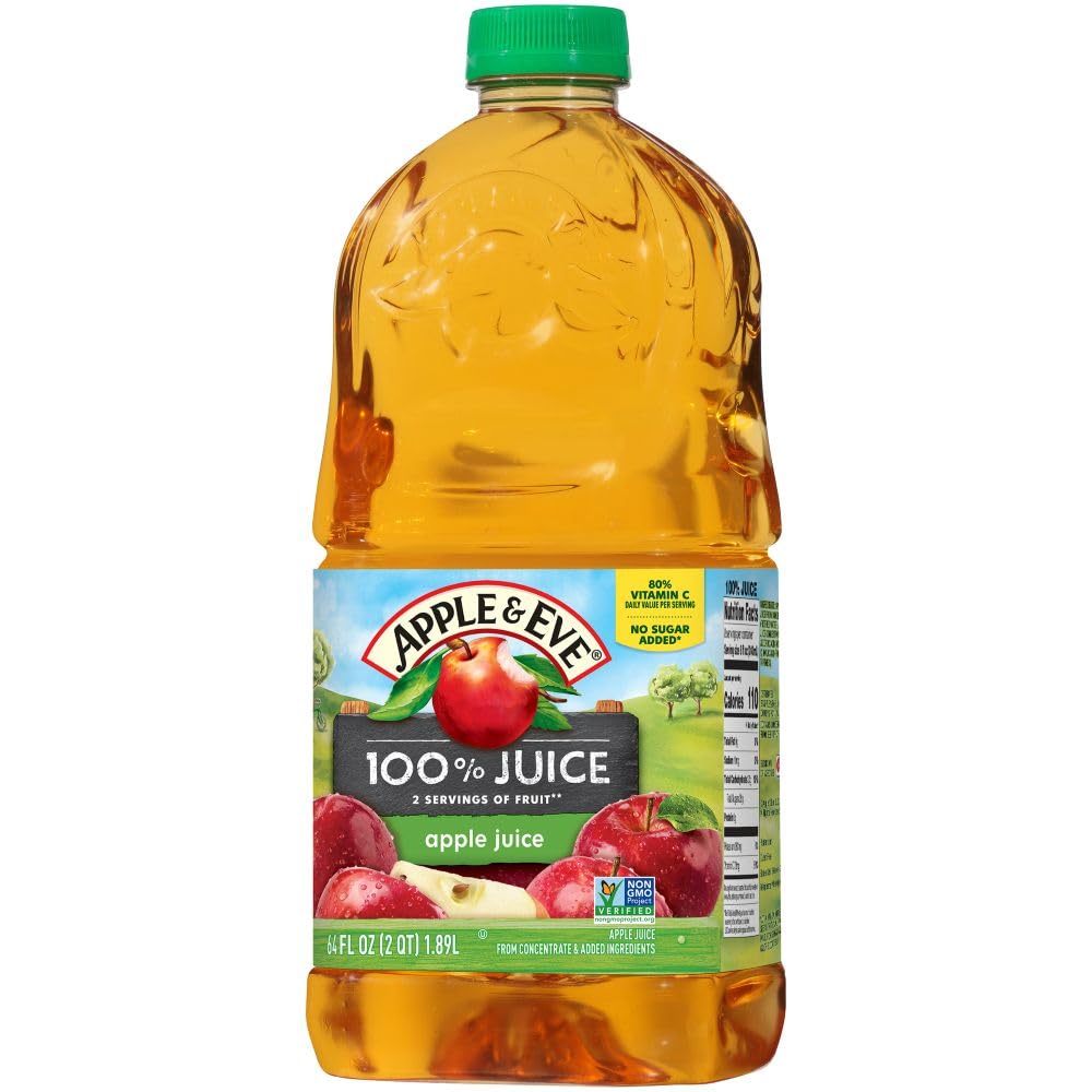 Apple & Eve, Apple Juice, 64 Fl Oz Bottle