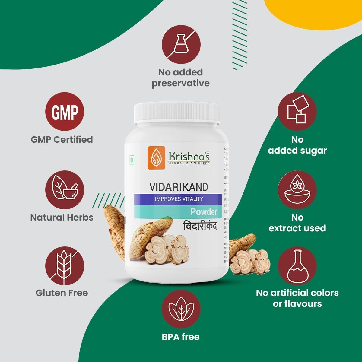 SENTA Vidari Kand (Pueraria tuberosa) Powder -100 g