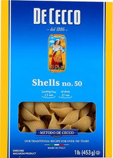 De Cecco Pasta Conchiglie Rigate, 16 Ounce