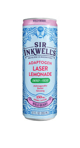 Sir Inkwell's Adaptogen Lemonade | Healthful Energy + Productivity 150 mg Organic Caffeine | 300mg Ashwagandha Reishi Ginseng | Non-GMO Certified |