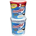 DampRid Refillable Moisture Absorber, Fragrance-Free Twin Pack (2 x 10.5 Oz. tubs); Attract and Trap Excess Moisture from Air; Eliminate Musty Odors