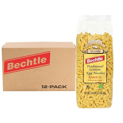 Bechtle Spaetzle Bavarian Style Egg Noodles - Traditional German Pasta, Authentic Imported from Germany, Cage-Free Eggs & Durum Wheat Semolina