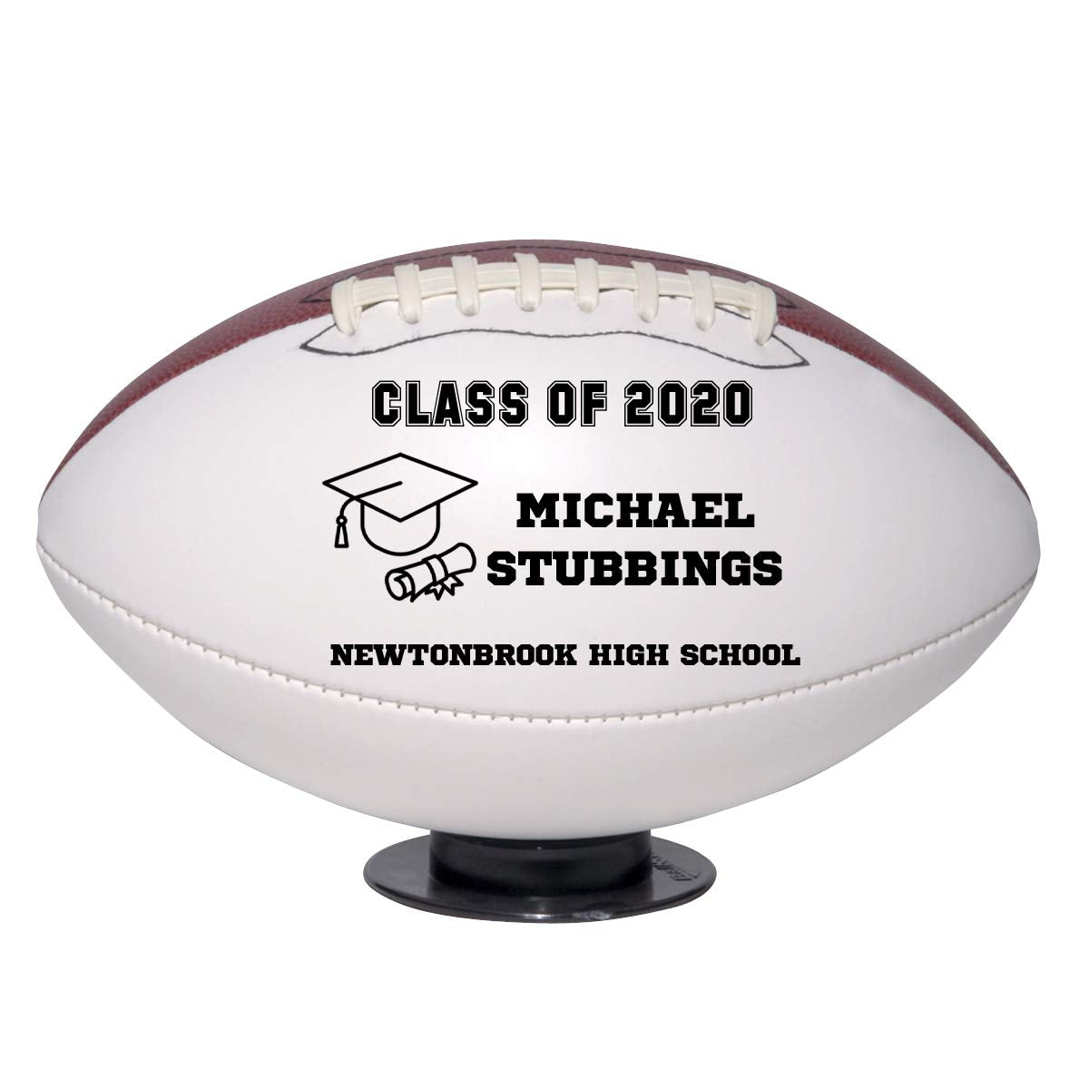 Personalized Custom Graduation 2024 Football Gift - Graduation Class of 2024 - Graduation Gift for Boy - Graduation Gift for Girl (Regulation