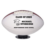 Personalized Custom Graduation 2024 Football Gift - Graduation Class of 2024 - Graduation Gift for Boy - Graduation Gift for Girl (Regulation