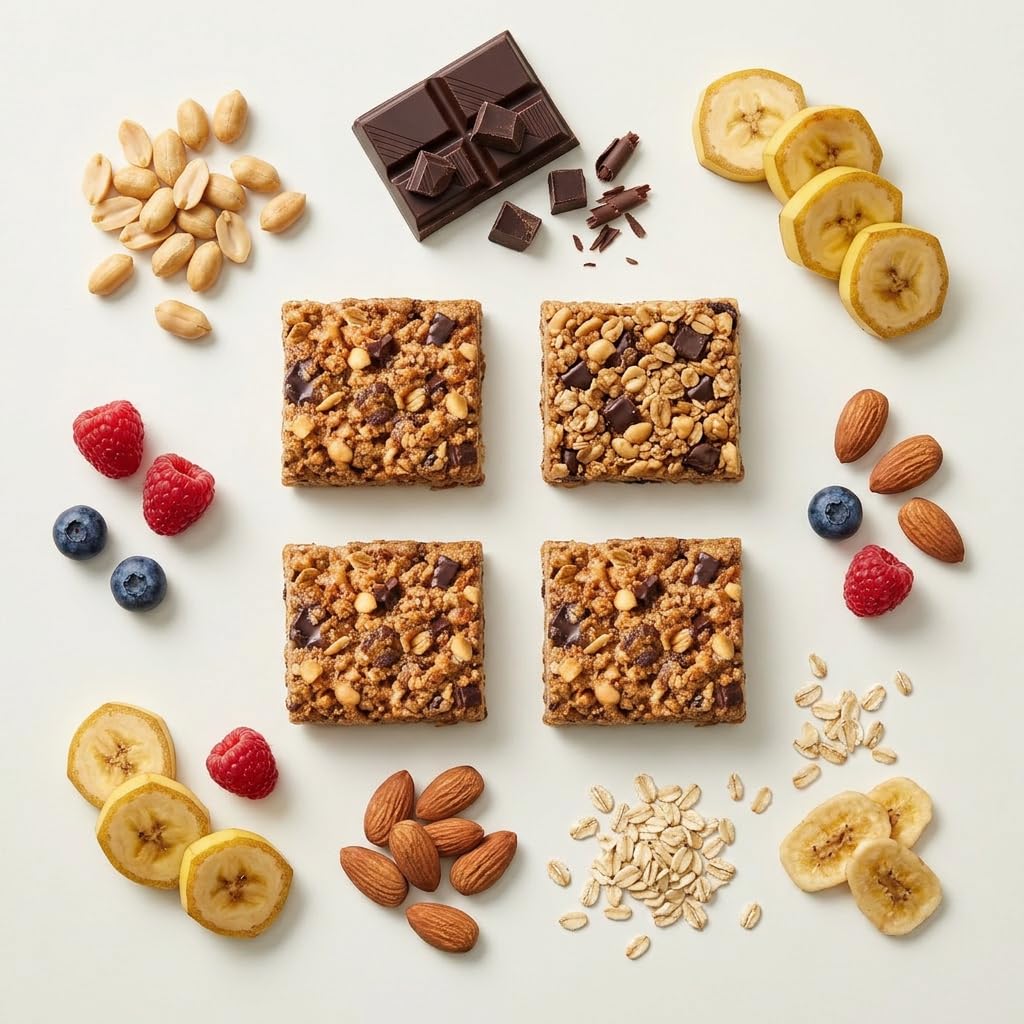 KIND Breakfast Protein Bars Variety Pack - 40 Count (20 Packs, 2 Bars Each) - Dark Chocolate Cocoa, Apple Cinnamon, Caramel Peanut, Peanut Butter