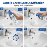 Foaming Drain Cleaner, 2026 New Foam For Bathroom Sink Overflow Fast Clog Removal Drain Clog Remover for Kitchen Sinks Shower Drains Tubs (2PCS)