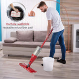 VideoPUP 4PCS Replacement Microfiber Washable Spray Mop Pads Compatible with ProMist Max Spray Mop Reusable Refill Mop Pads