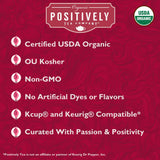 Organic Positively Tea Company, Hibiscus Herbal Tea, K-Cup Compatible, 24 Pods