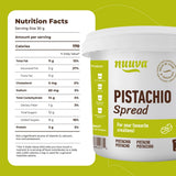 Nuuva Foods Pistachio Spread | Rich & Nutty Pistachio Cream for Dubai Chocolate Bar | Smooth Nut Butter & Spreadable Cream | Perfect for Chocolate