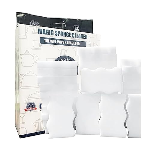 Foamworld 70 Pack Magic Sponges Eraser, 2X Density Melamine Sponge, Extra Large Long Lasting Household Kitchen Cleaning Sponge for Dishes, Bathroom