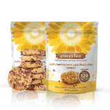 Grace’s Best Cookies - Sweet and Crunchy Small Snack Made With Natural, Quality Ingredients - Sunflower Seeds and Chocolate Chips - Pack of 2 (12oz)