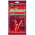 Hot Tamales Filled Cinnamon Flavor Rope Candy - 3 oz. (Pack of 12) - Chewy Spicy Cinnamon Ropes - Great for Movie Nights, Parties & Anytime Snacking