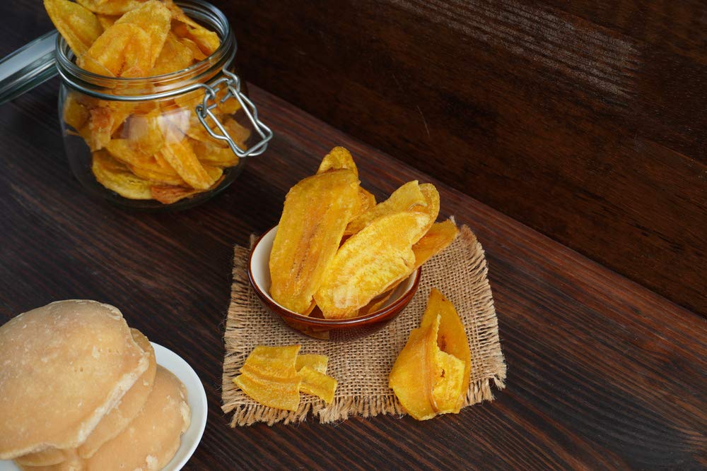 (pack of 06) Lam's Plantain Strips || Tiras de Platano || 2.5oz || 71g || Vegetable Snacks || Healthy & Fresh Snacks || Gluten-free || Banana Chips ||