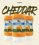 Mrs Taste Creamy Sauce, Fat Free Low Calorie Condiment, Zero Sugar, Gluten Free (8 oz, Cheddar)