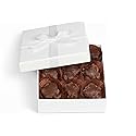 Chocolate Caramel Peanut Clusters White Gift Box - by It's Delish | 12 OZ Premium Dark Chocolate Covered Nuts with Carmel Cluster | Christmas Gifts