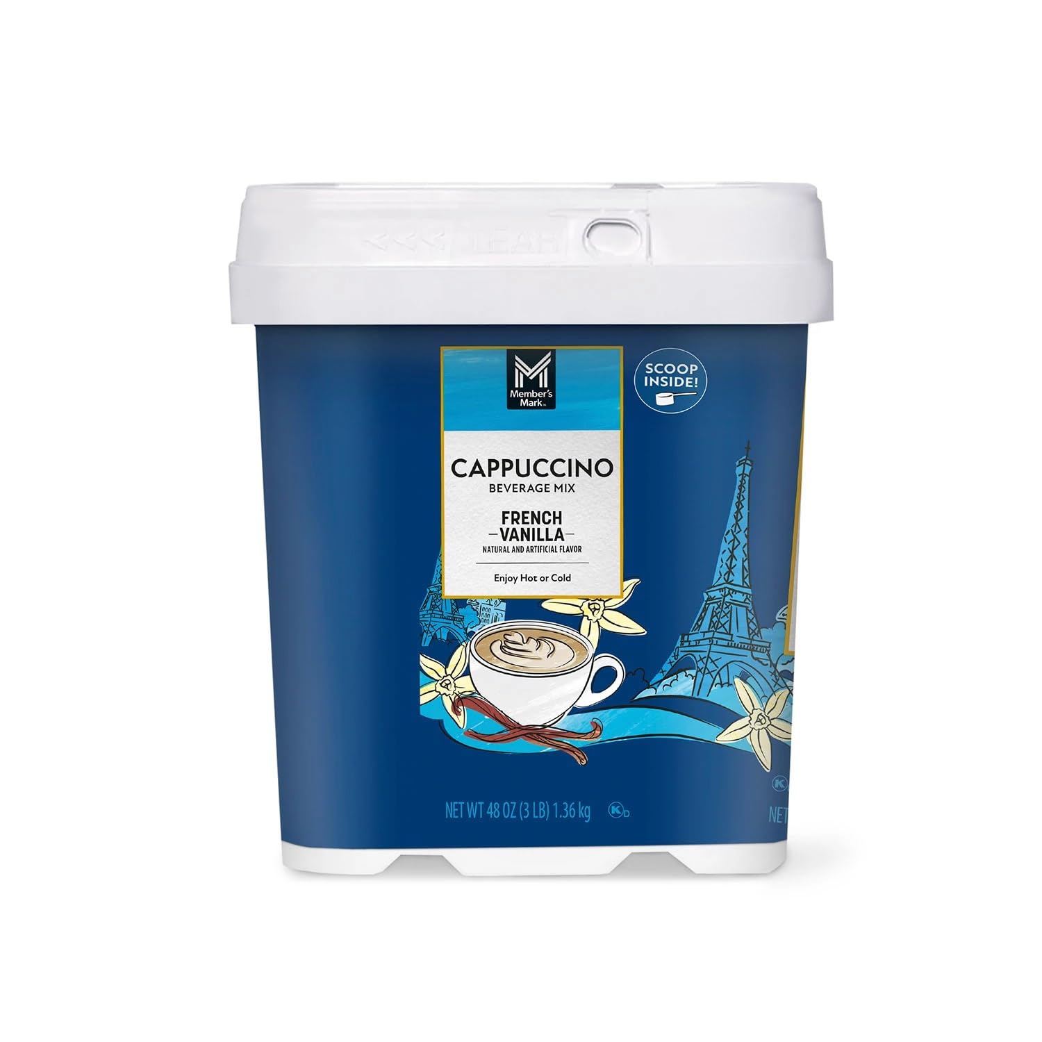 Member's Mark Vanilla Cappuccino Mix, 3 Pound-SET OF 4