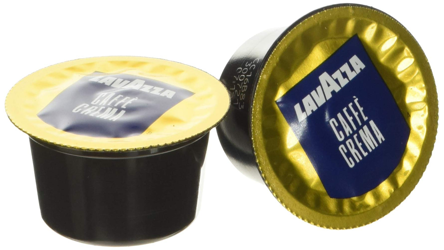 Lavazza Blue Single Espresso Caffe Crema Coffee Capsules, Value Pack, Blended and roasted in Italy, Sweet blend from its aromatic notes of biscuits