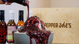 Pepper Joe’s Blueberry Carolina Reaper Hot Sauce - Premium Carolina Reaper Hot Sauce - Made with a World’s Hottest Chili Pepper and Ripe Blueberries