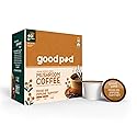 goodPOD Mood and Immune Support Single Serve Coffee K Cup Pods, Organic Arabica Coffee with Reishi & Chaga Mushrooms, Medium Roast, 40 Count