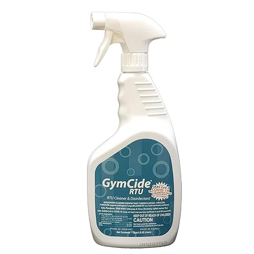 Jani-Source GymCide Disinfectant & Cleaner For Sports, Gyms, and Fitness Equipment, EPA Registered, Quart (1)