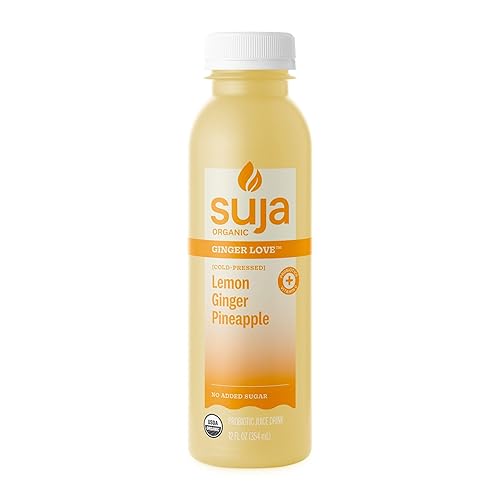Suja Organic Cold-Pressed Ginger Love, Fruit Juice with No Additives, Excellent Source of Vitamin C for Immunity Support, Vegan, Plant-Based & USDA