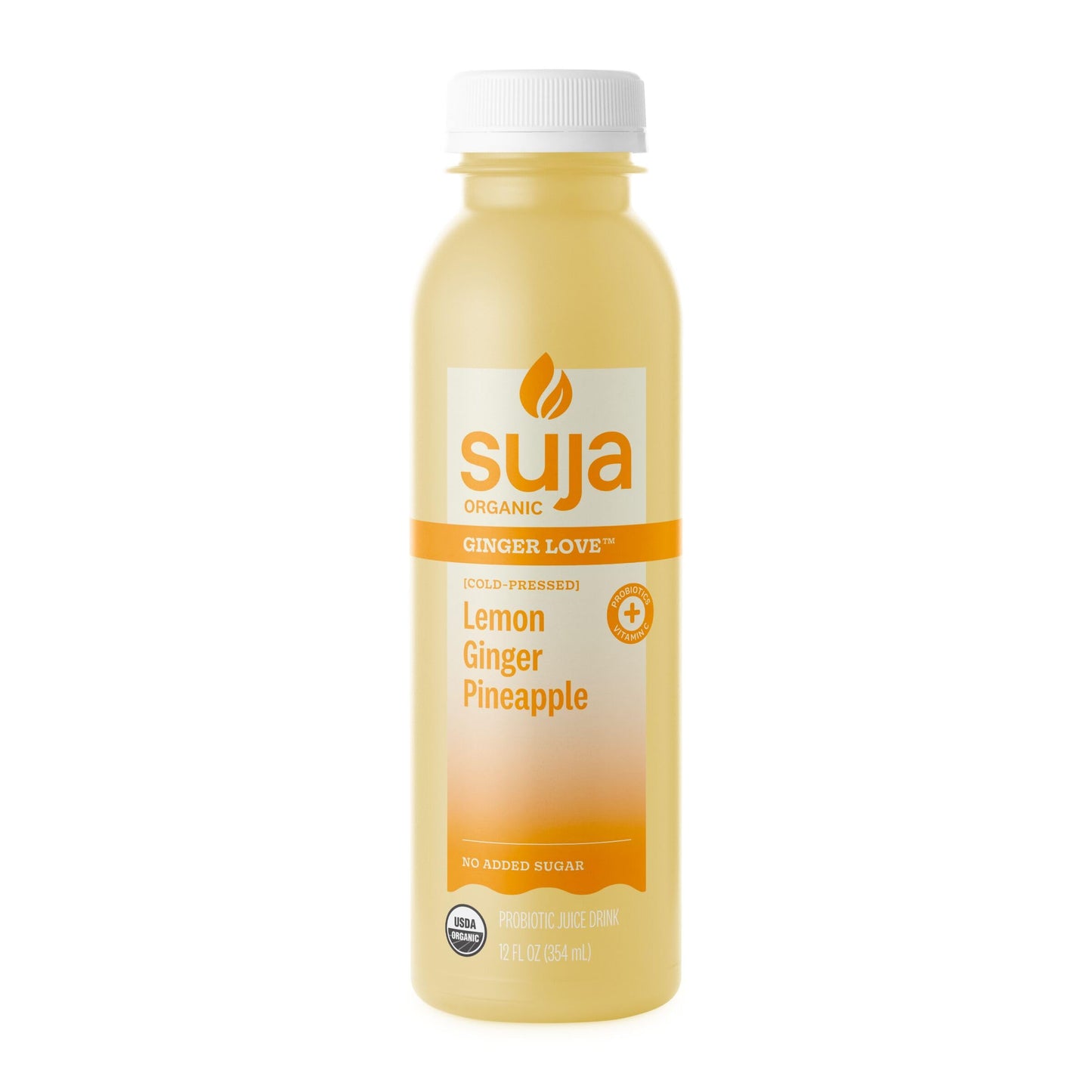 Suja Organic Cold-Pressed Ginger Love, Fruit Juice with No Additives, Excellent Source of Vitamin C for Immunity Support, Vegan, Plant-Based & USDA