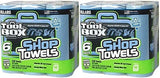 Sellars Absorbent Materials Sellars Wipers & Sorbents 5441602 Blue Shop Towels, 6-Roll Pack - Quantity 1 (Two Pack)