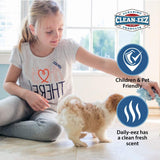 Daily Wood, Laminate, Tile, Stone Floor Cleaner from Clean-eez Streak Free Maintenance Cleaner Spray. Removes Footprints, Dirt, Spills, Repels Dust