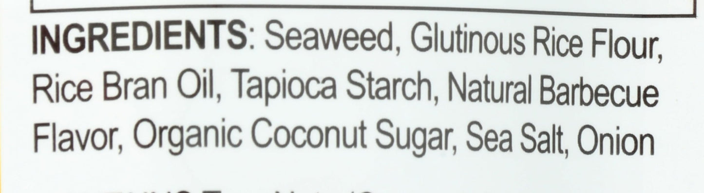 SEASNAX Chomperz Seaweed Barbecue, 1 OZ