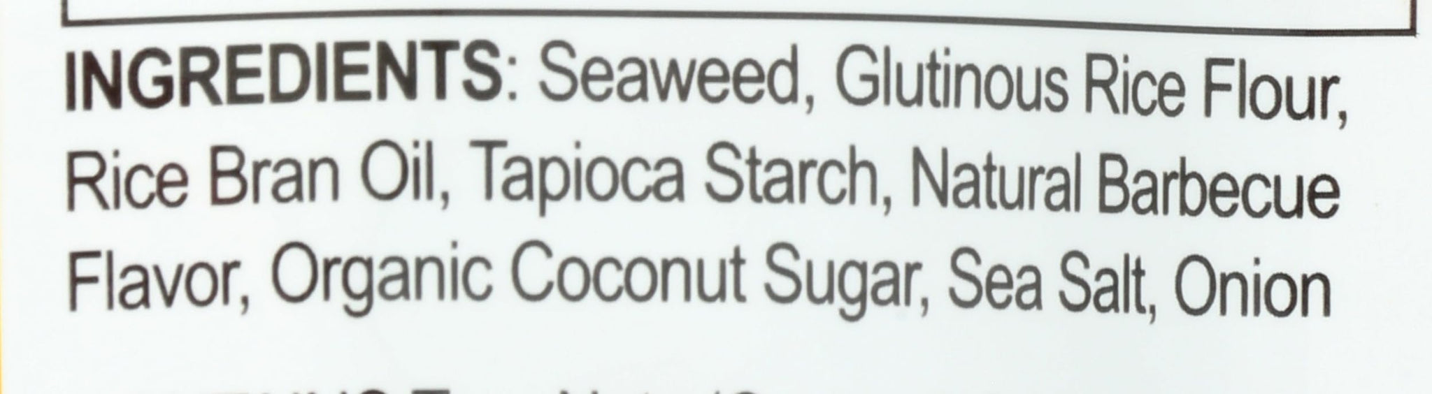 SEASNAX Chomperz Seaweed Barbecue, 1 OZ