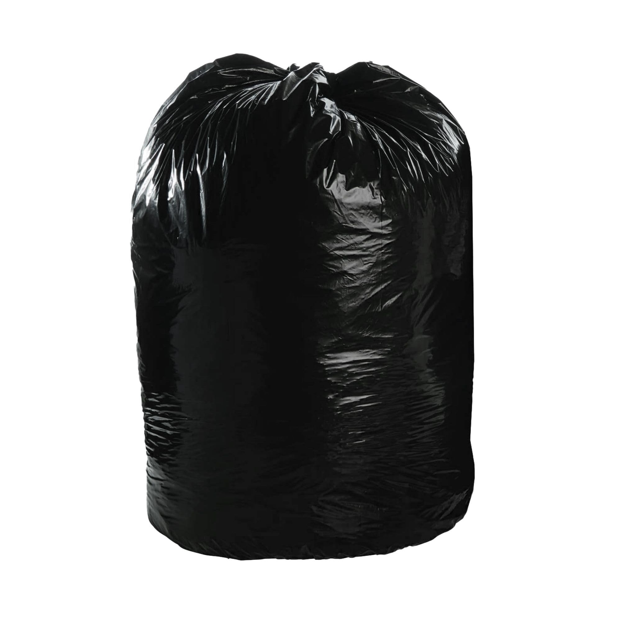 Stout by Envision 55-60 Gallon Heavy Duty Total Recycled Content (TRC) Trash Bags, XX-Heavy 1.5 Mil Plastic, 30% PCM, 100 Bags, 36"x58" (T3658B15)