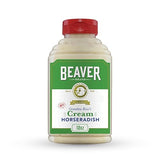 Beaver Hot Cream Horseradish, 12 oz squeeze bottle
