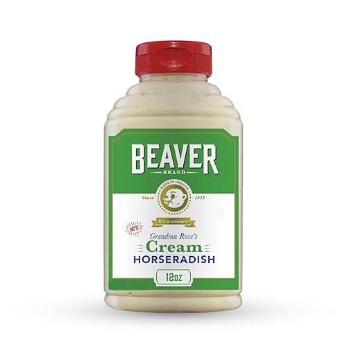 Beaver Hot Cream Horseradish, 12 oz squeeze bottle