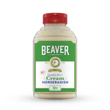 Beaver Hot Cream Horseradish, 12 oz squeeze bottle