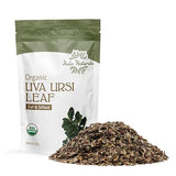 Halo Naturals Organic Uva Ursi Leaf Cut & Sifted, 4 Ounces (Arctostaphylos uva ursi) USDA Certified | Resealable Pouch| Packaged in The USA